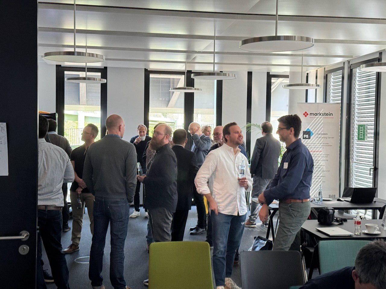 Networking beim markstein Anwendertag 2025